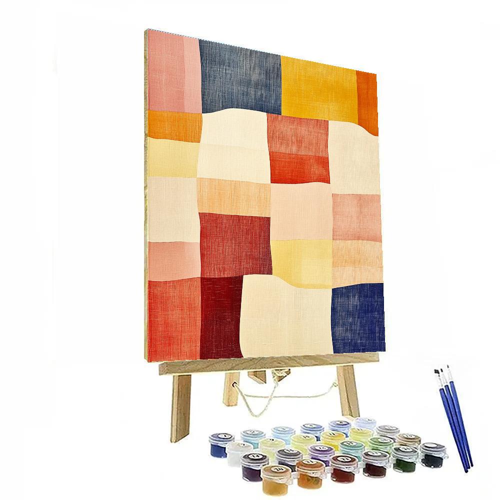 Paul Klee Inspired Chromatic Tectonics Paint by numbers art