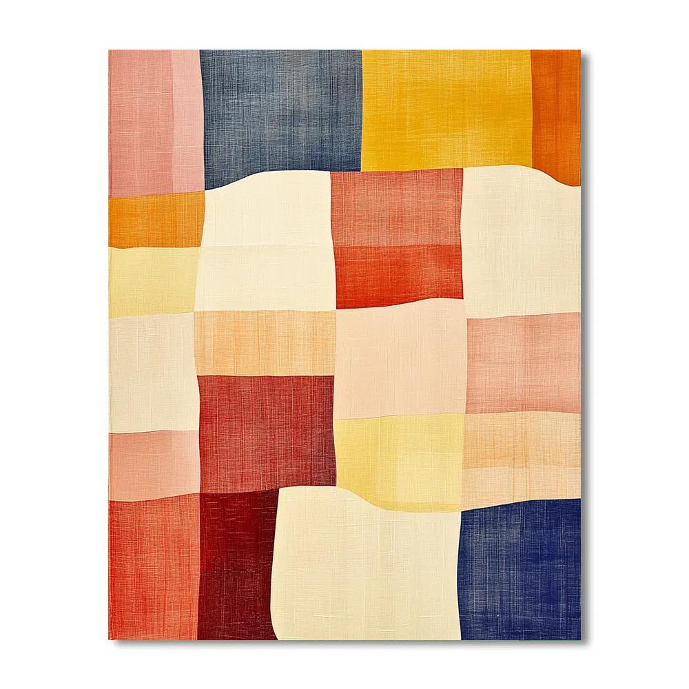 Paul Klee Inspired Chromatic Tectonics Paint by numbers art