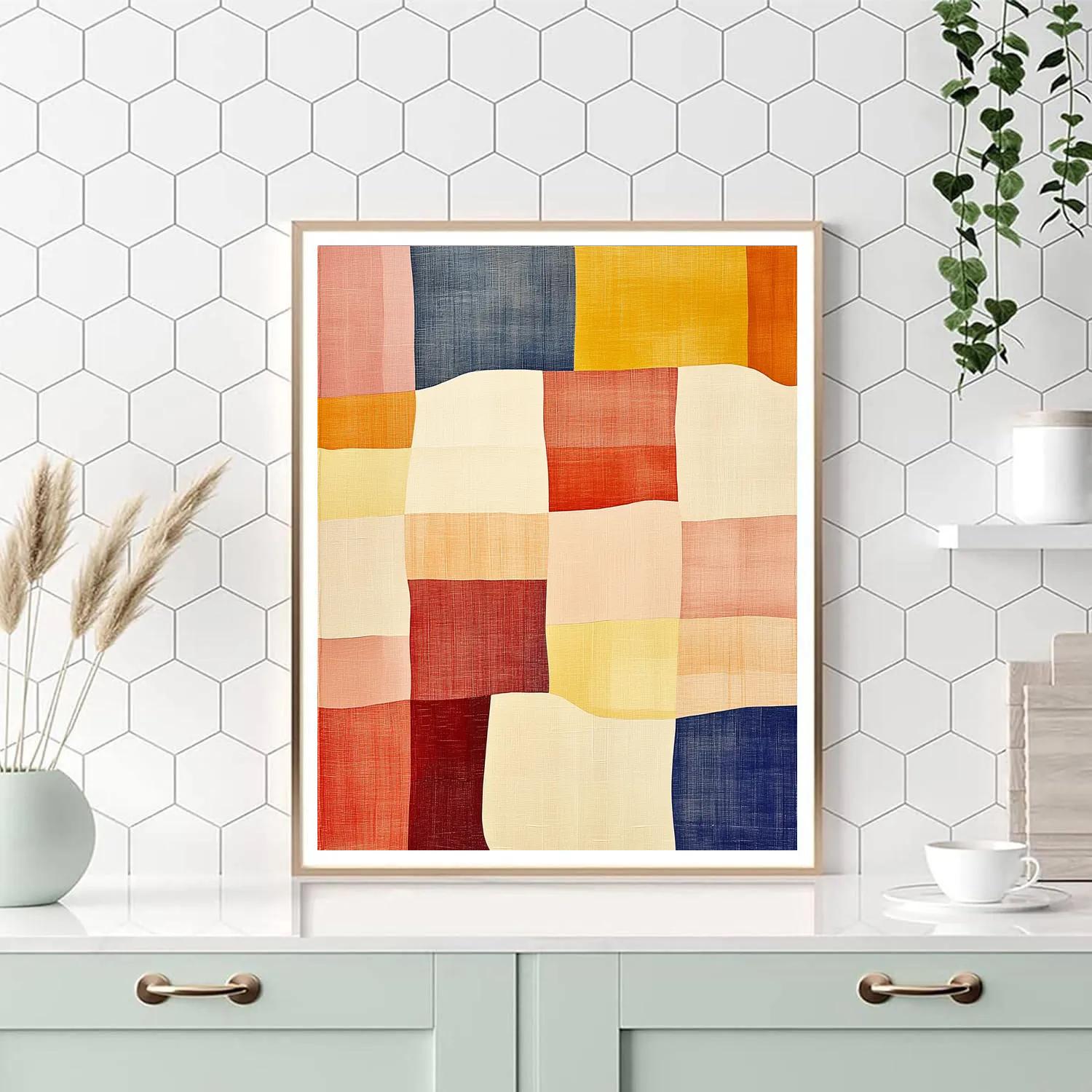 Paul Klee Inspired Chromatic Tectonics Paint by numbers art