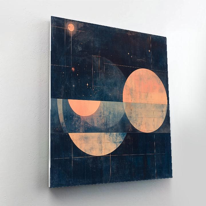 Paul Klee Inspired Nocturne Of Nested Orbits DIY paint by numbers