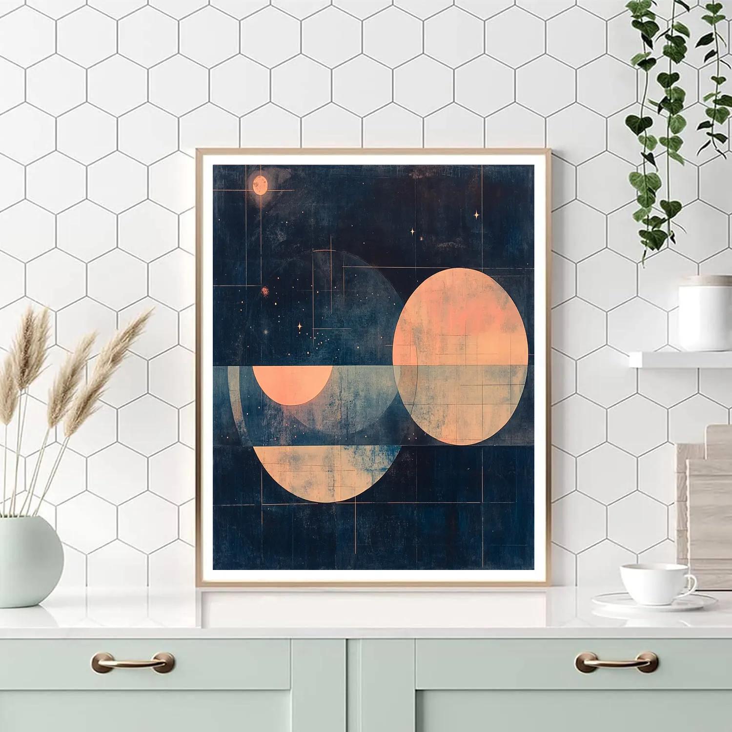 Paul Klee Inspired Nocturne Of Nested Orbits DIY paint by numbers