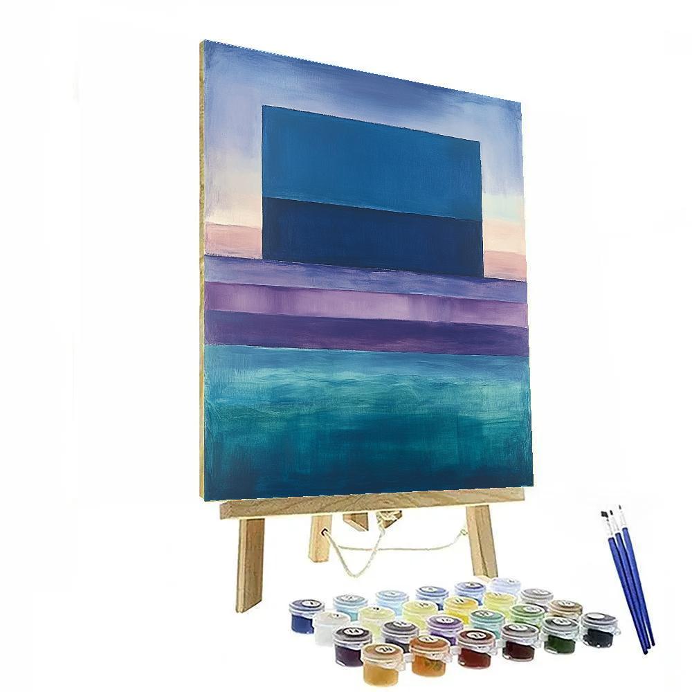 Mark Rothko Inspired Twilight Over Silent Ocean Paint by numbers kits