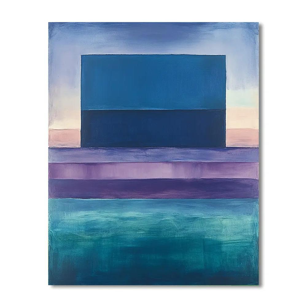 Mark Rothko Inspired Twilight Over Silent Ocean Paint by numbers kits
