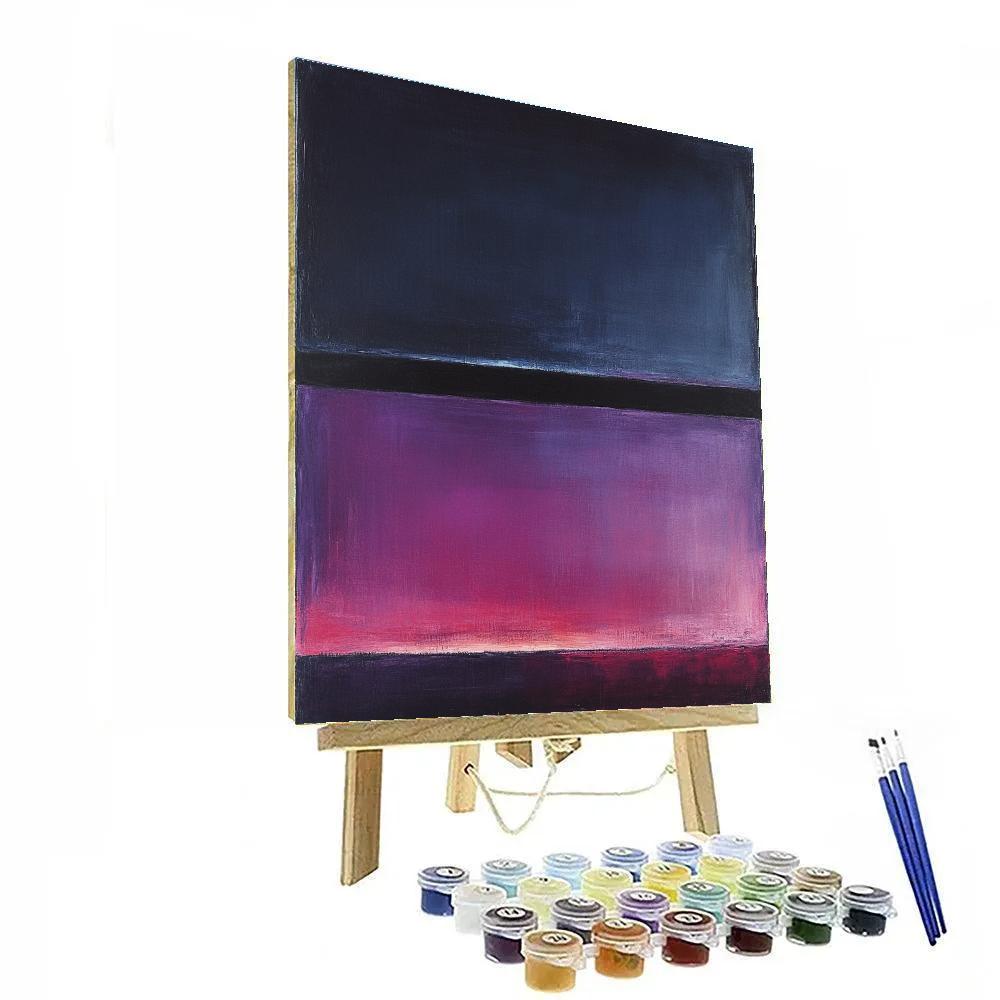Mark Rothko Inspired Quiet Eclipse Gradient Painting by numbers kit