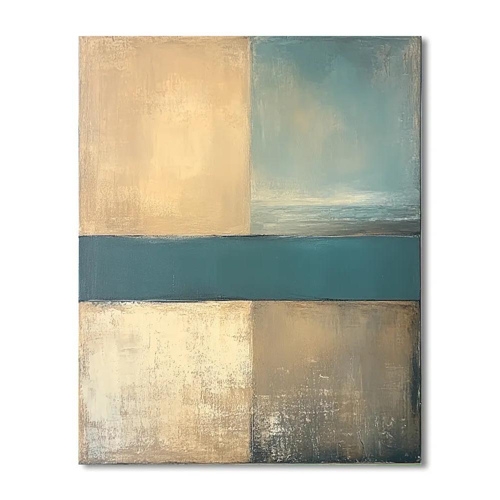 Mark Rothko Inspired Saltwind Stillness Fields Paint by numbers art