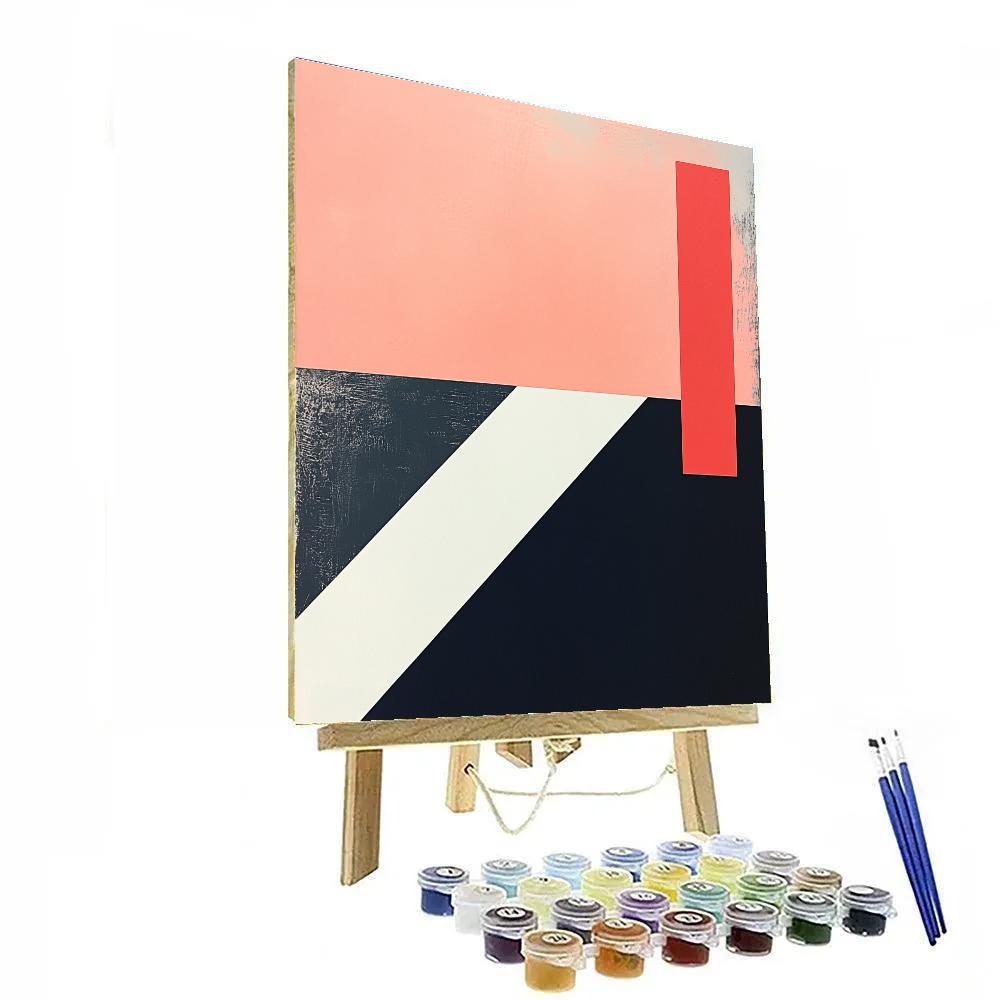 Kazimir Malevich Inspired Event Horizon Silence Paint by numbers kits