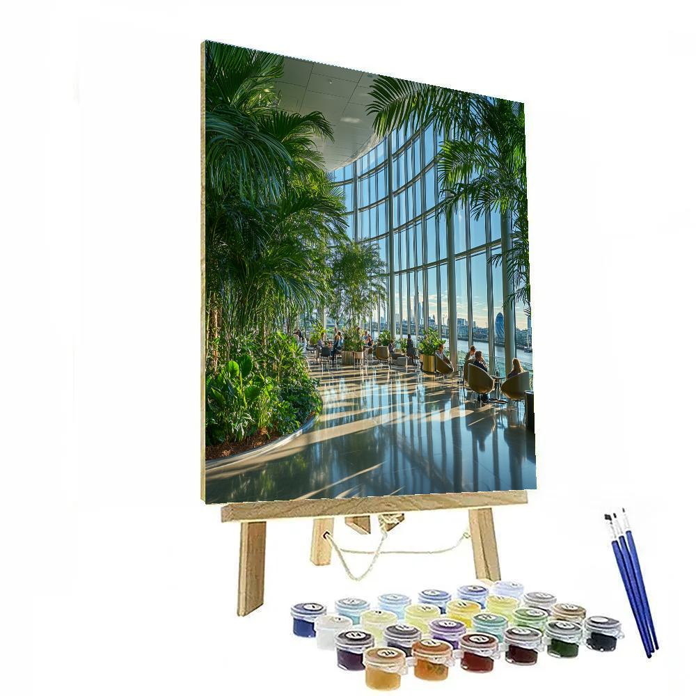 Sky Garden Walkway, London, United Kingdom paint by numbers