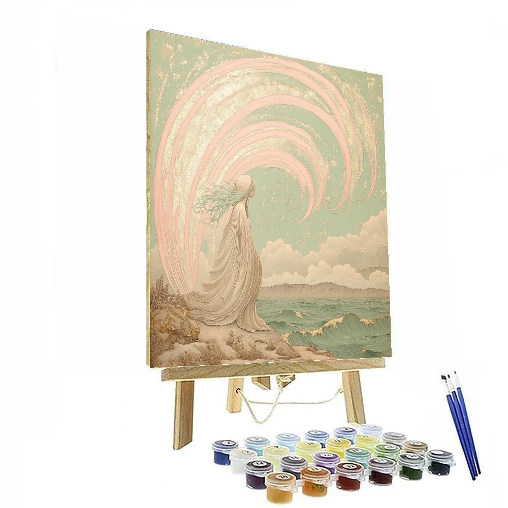 Sandro Botticelli Inspired Birth Of The Aurora Goddess Paint by numbers kits