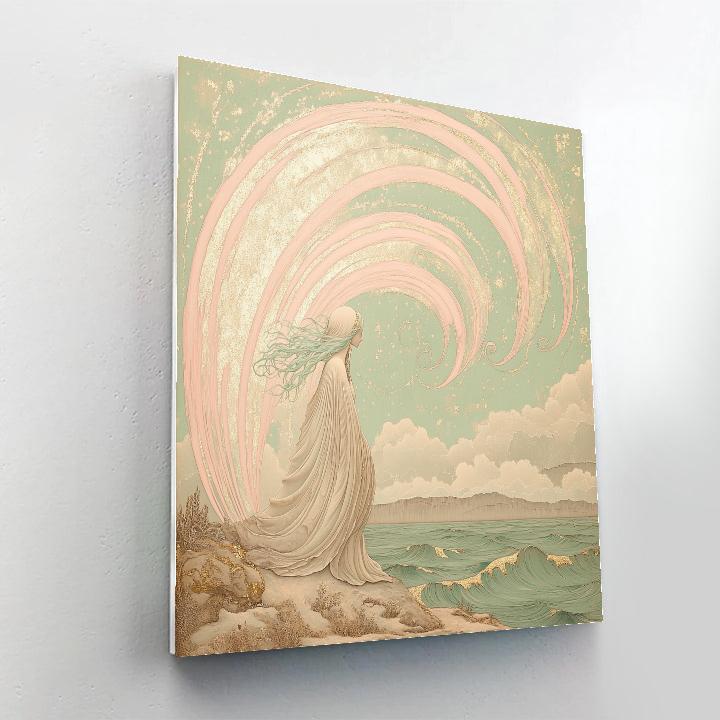 Sandro Botticelli Inspired Birth Of The Aurora Goddess Paint by numbers kits