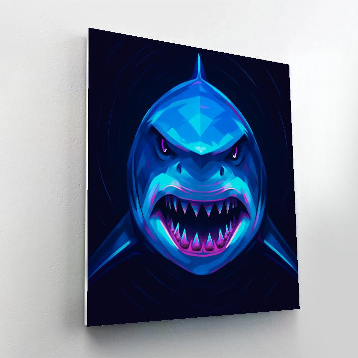 Prismatic Riptide Shark Numbered painting kits