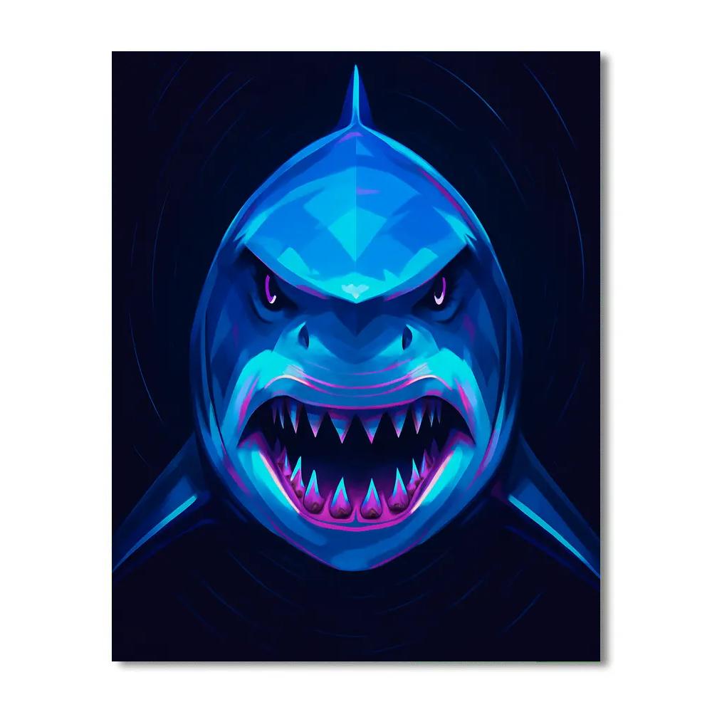 Prismatic Riptide Shark Numbered painting kits