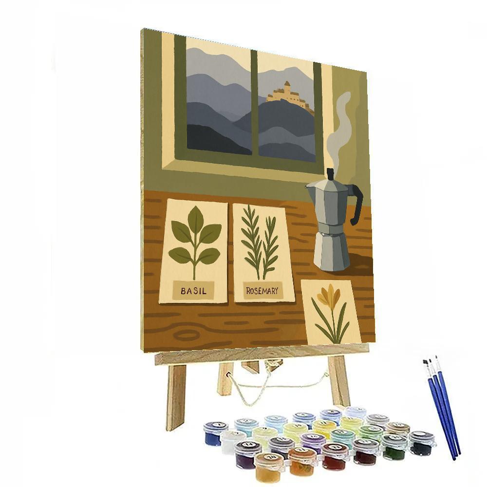 Apennine Herbarium Italy Crafted Paint by numbers art