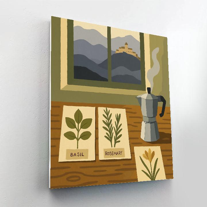 Apennine Herbarium Italy Crafted Paint by numbers art