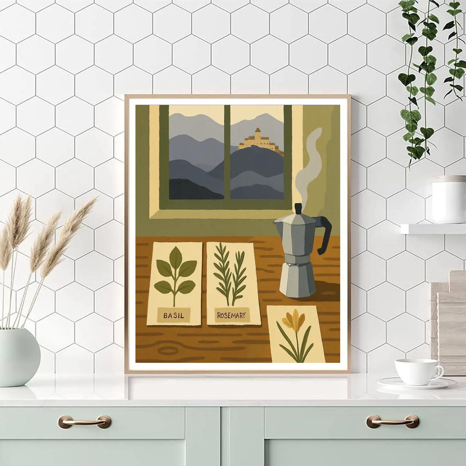 Apennine Herbarium Italy Crafted Paint by numbers art