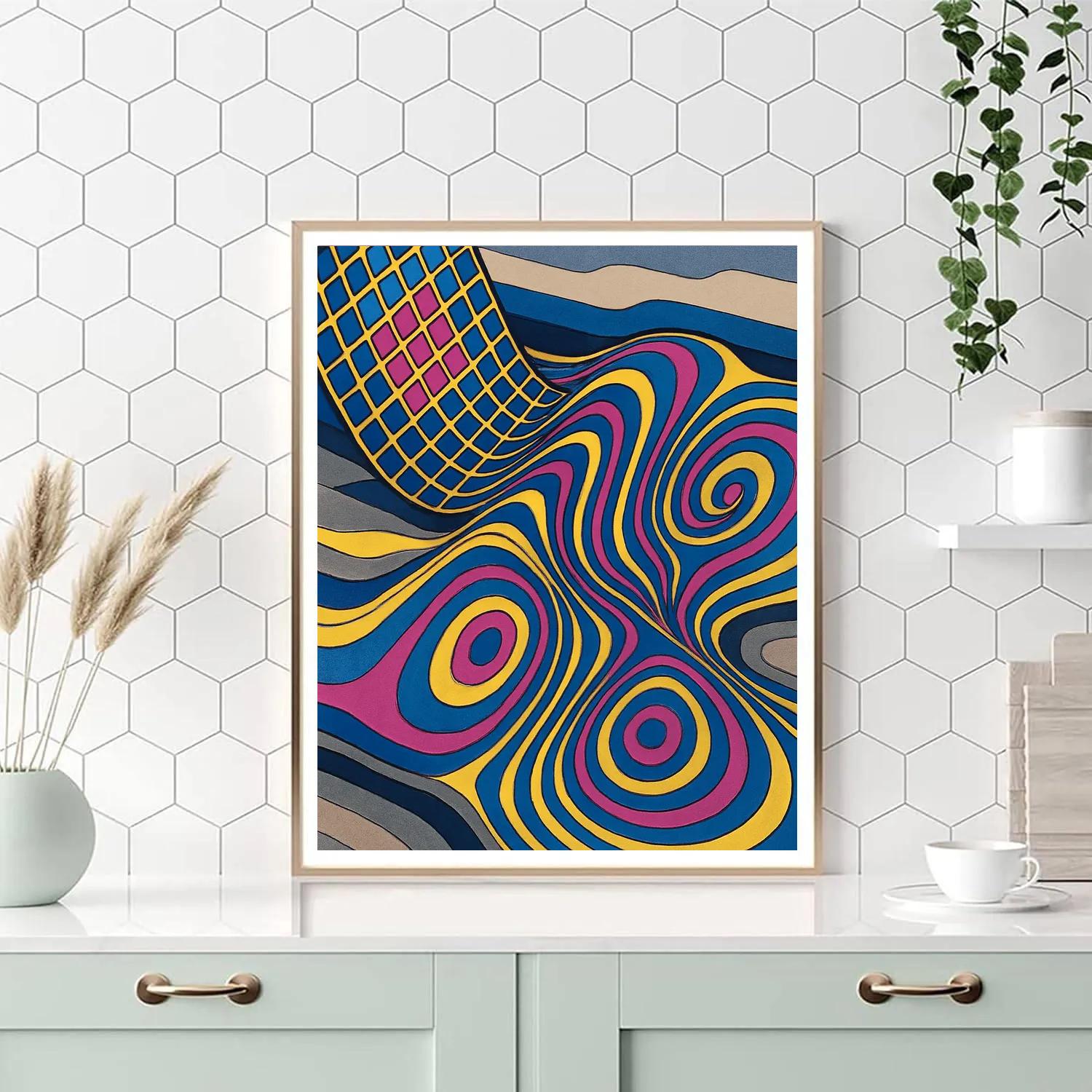 Moiré Lattice In Abstract Drift DIY paint by numbers