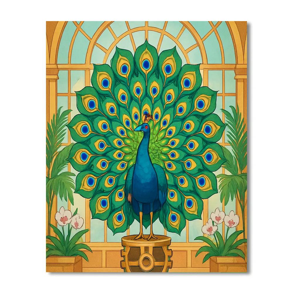 Clockwork Conservatory Peacock paint by color