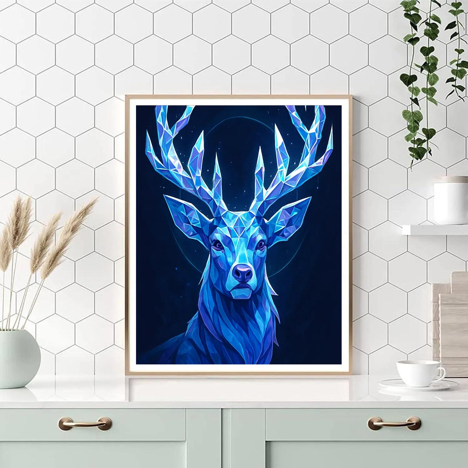 Crystalline Stag Eclipse paint by color