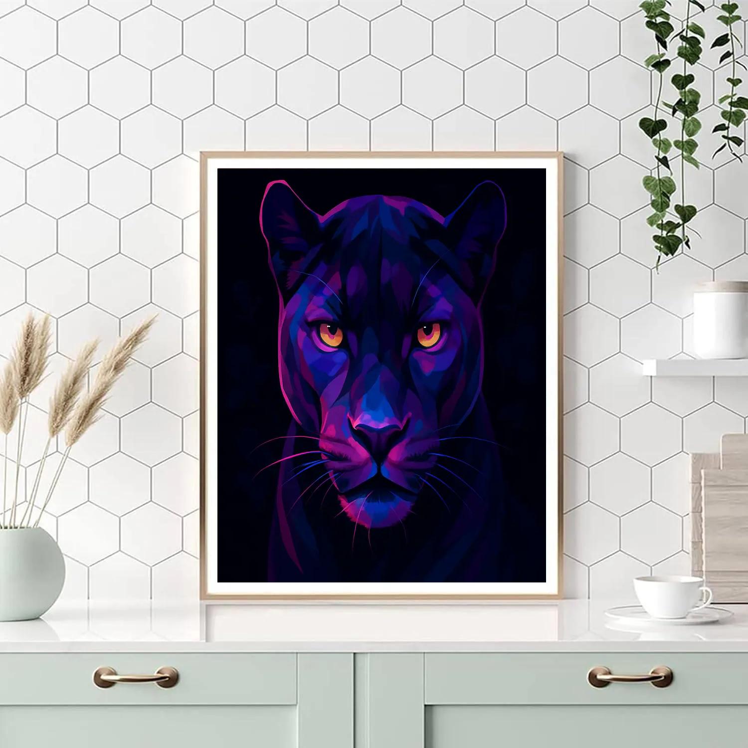 Electric Orchid Panther paint by color
