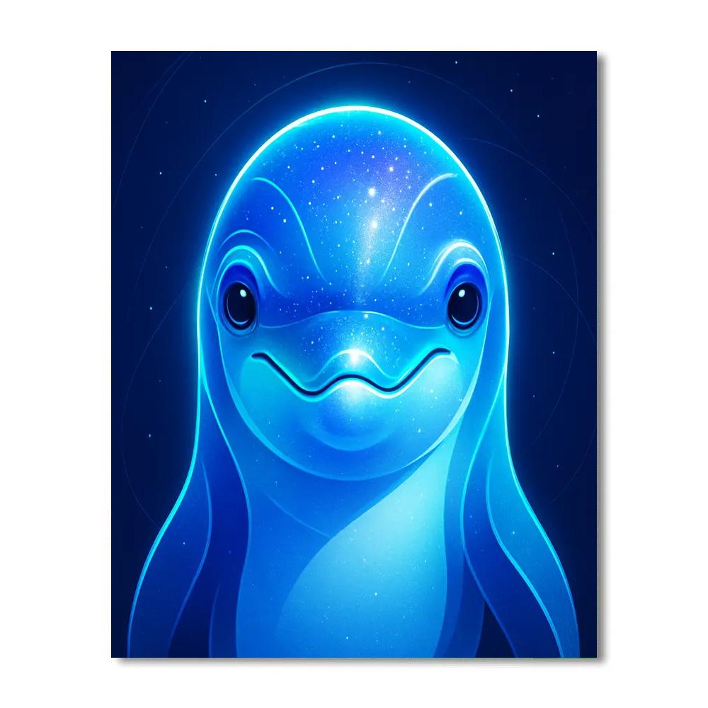 Cosmic Tide Dolphin paint by color
