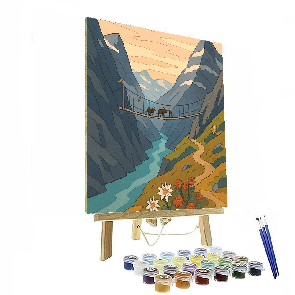 Skybridge Caravan, Mountain Edition DIY paint by numbers