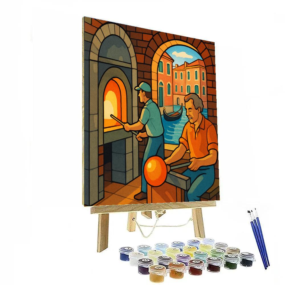 Glassblowing Workshop In Venice Inspired By Murano Paint by numbers kits