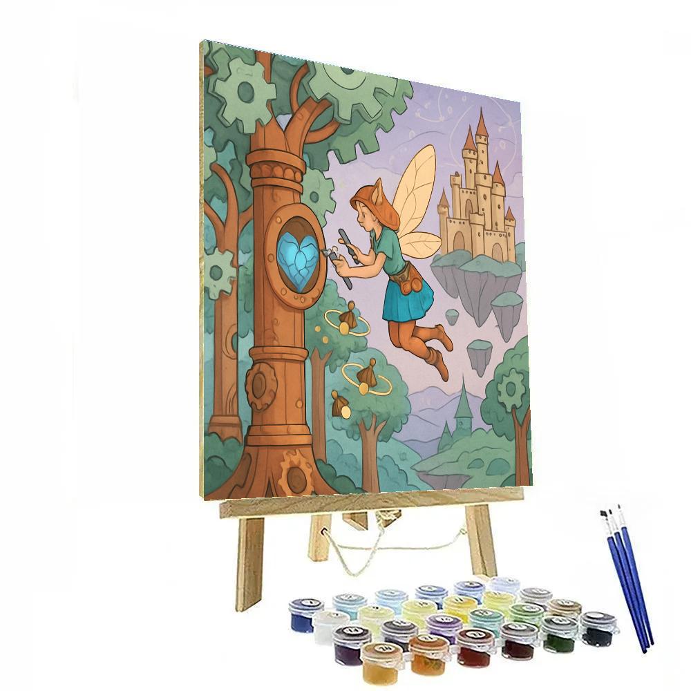 Fantasy-Crafted Clockwork Grove paint by color
