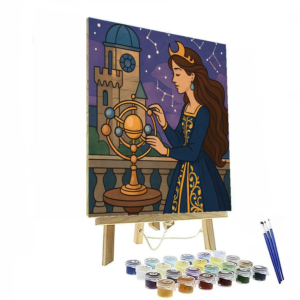 Clockwork Observatory Princess DIY paint by numbers