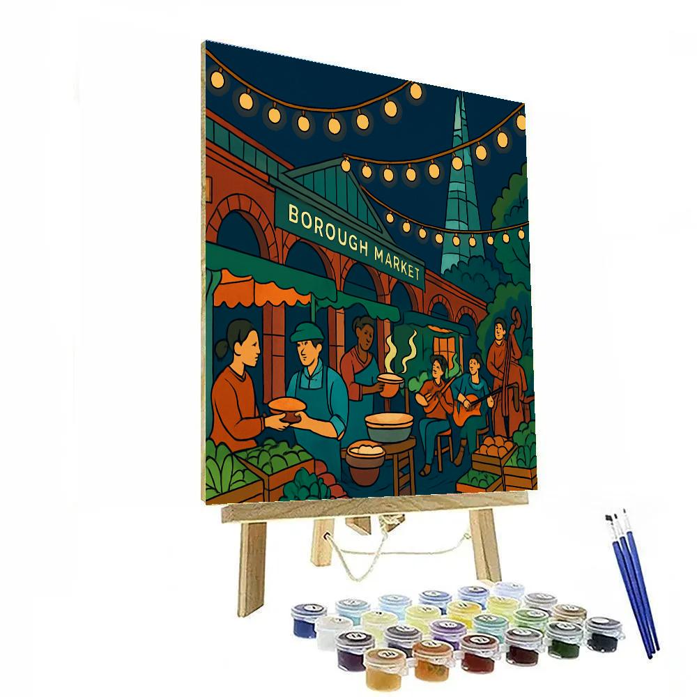 Midnight Market Chorus In London Paint by numbers kits