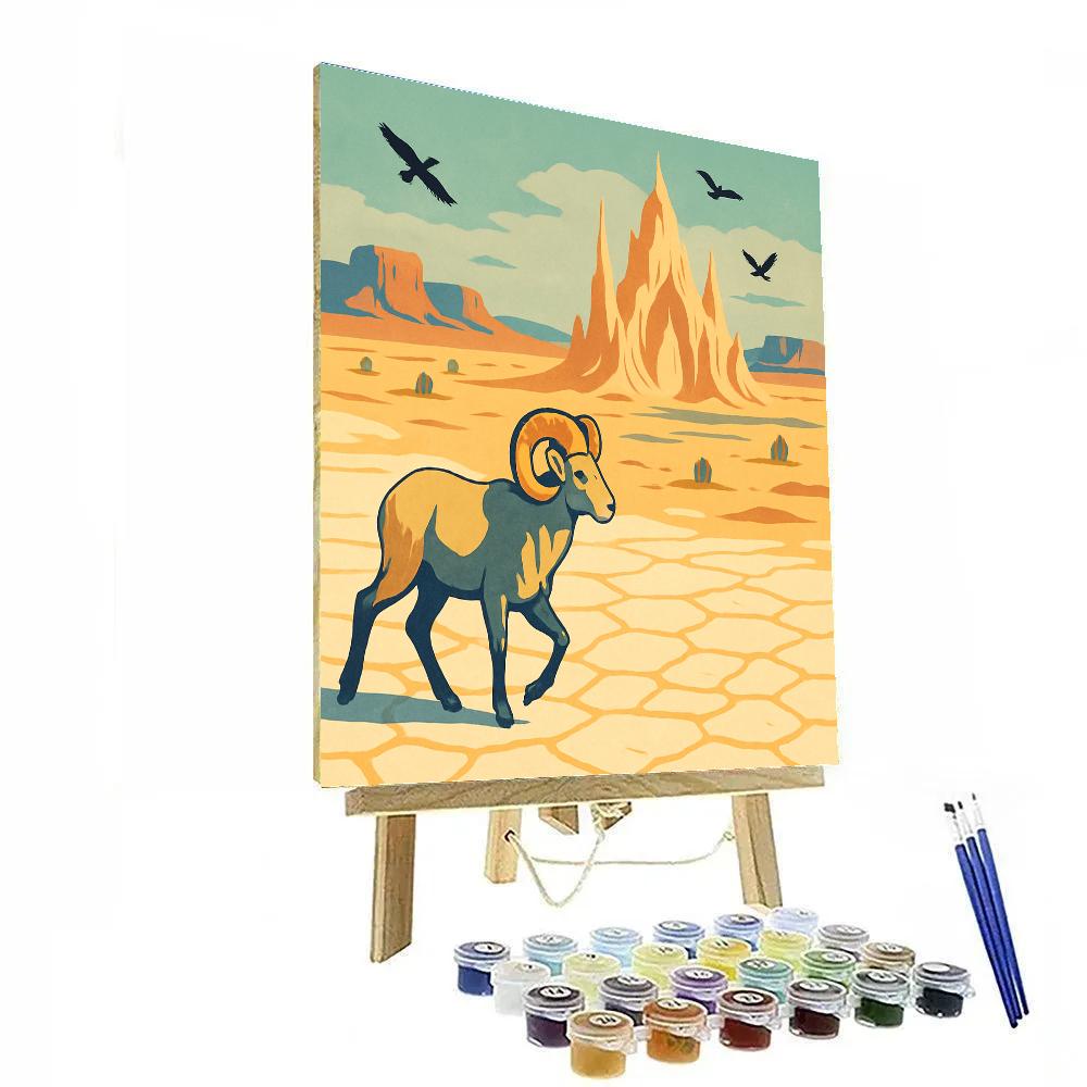 Salt Cathedral Desert Mirage paint by color