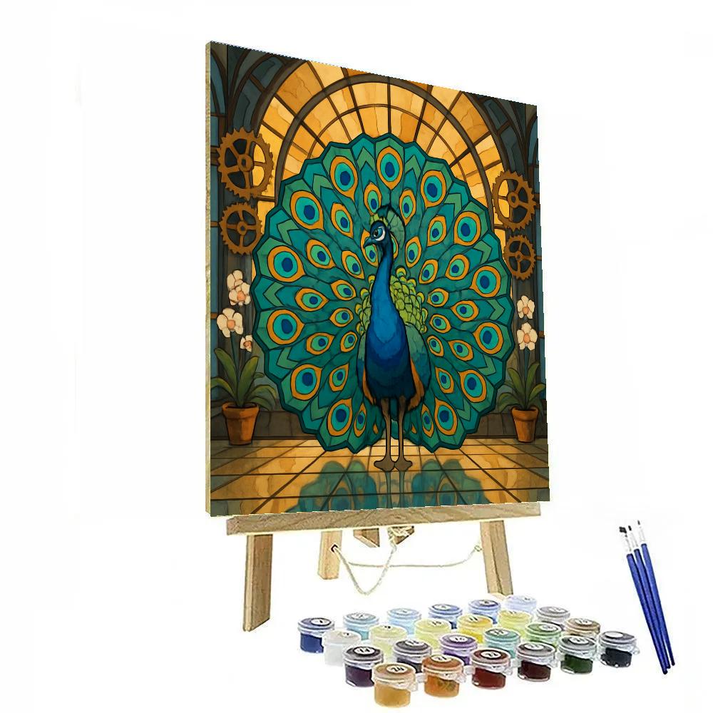 Clockwork Conservatory Peacock Numbered painting kits