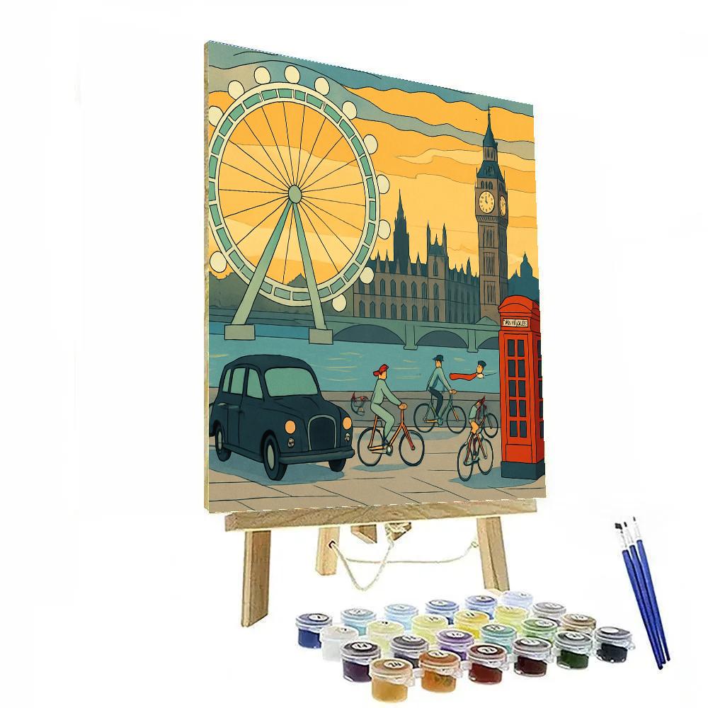 London Crafted Tideway Panorama paint by number