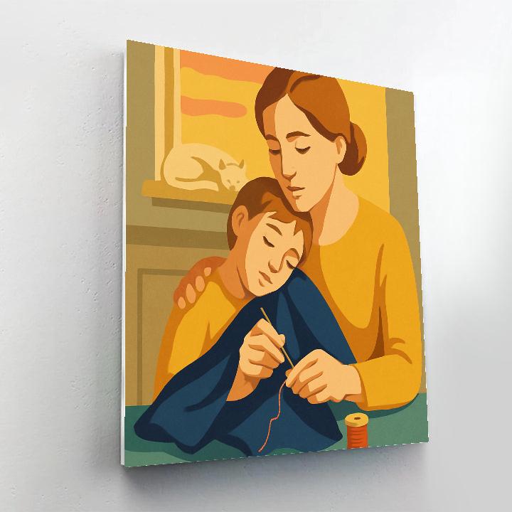 Mother Thread Of Dawn Number painting