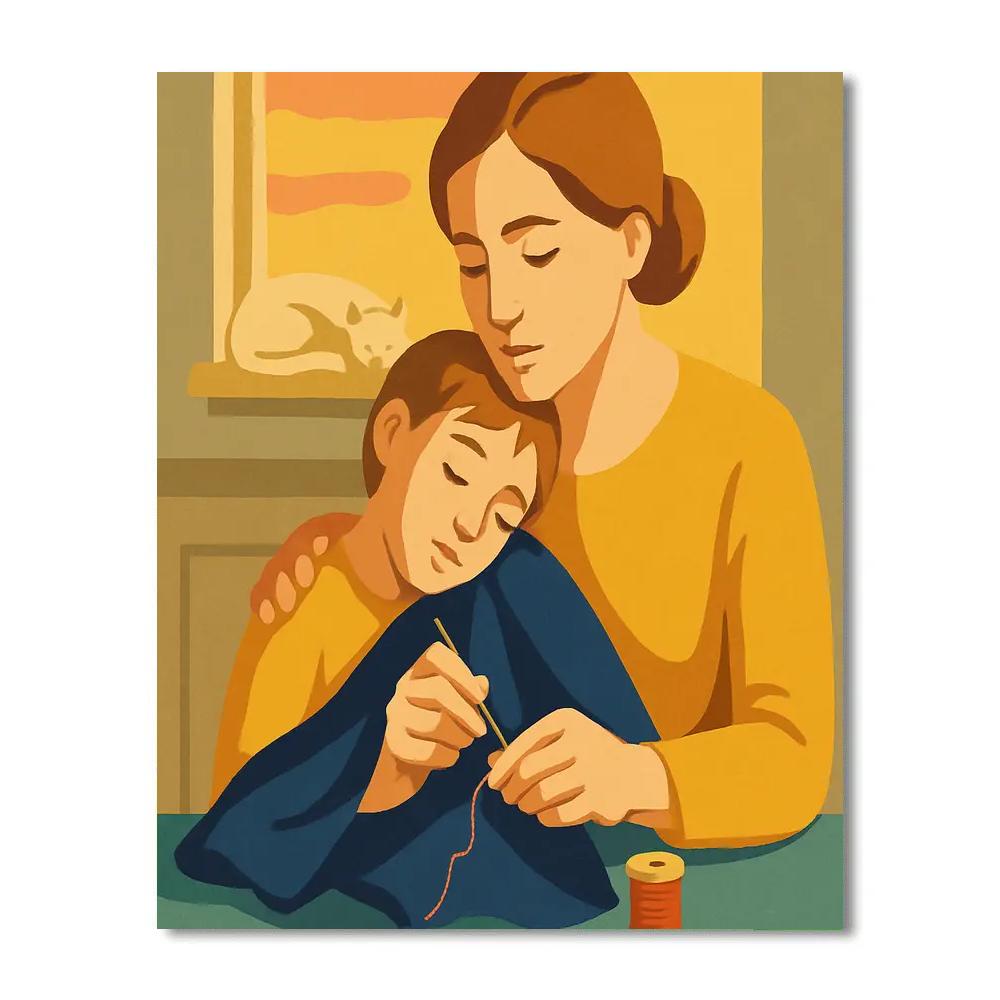 Mother Thread Of Dawn Number painting