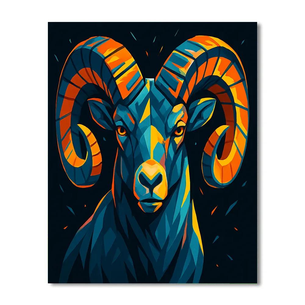 Kaleidoscope Ram Vanguard Numbered painting kits