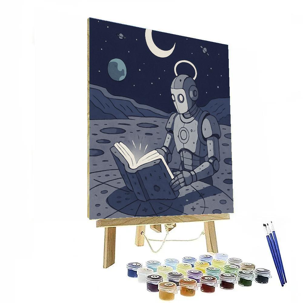 Librarian Of The Moon Archives Numbered painting kits