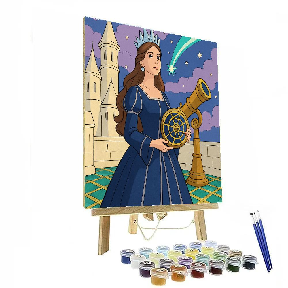 Star Archive Princess In Celestial Observatory painting number kit