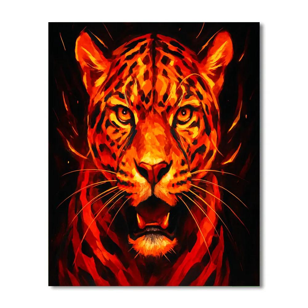 Solar Flare Jaguar paint by color