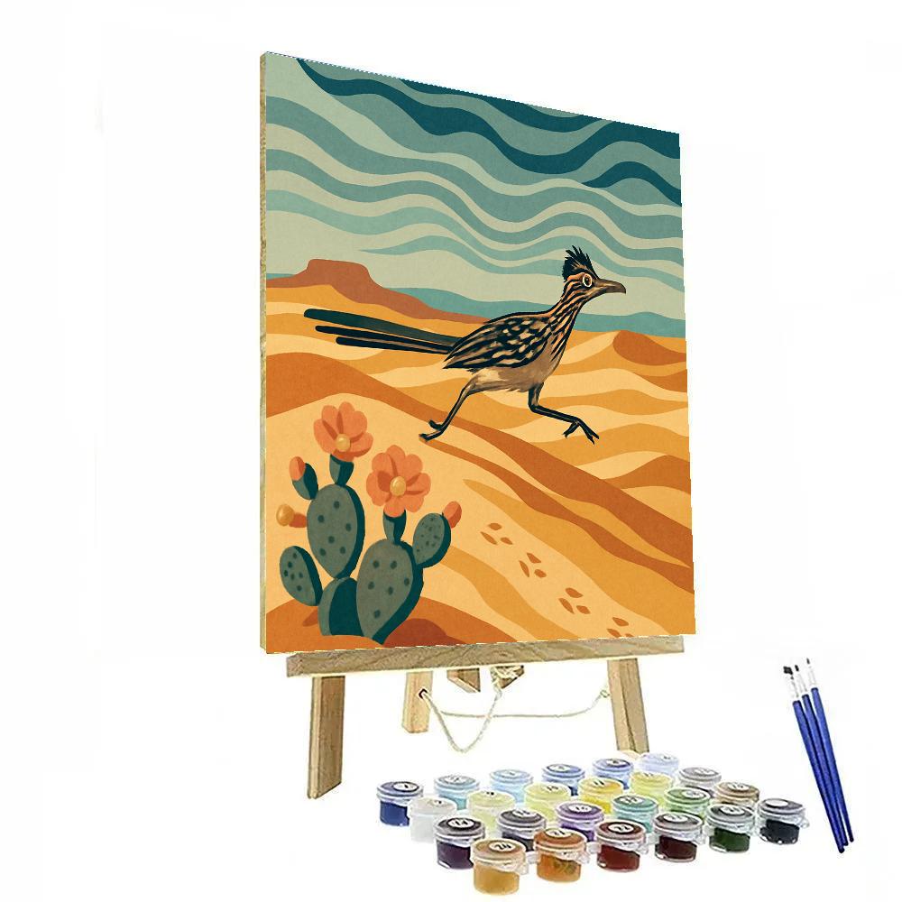Mirage Weavers In The Desert Sky paint by number