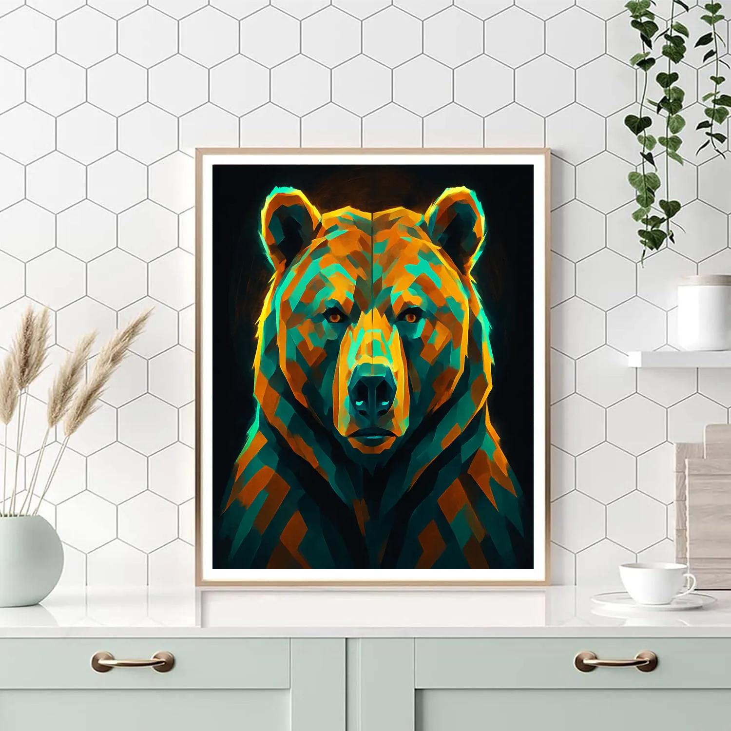 Ironwood Grizzly Spectrum Paint by numbers kits