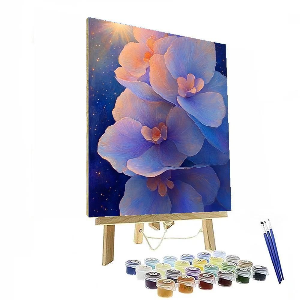 Edgar Degas Inspired Nebula Garden Of Orchids And Stardust DIY paint by numbers