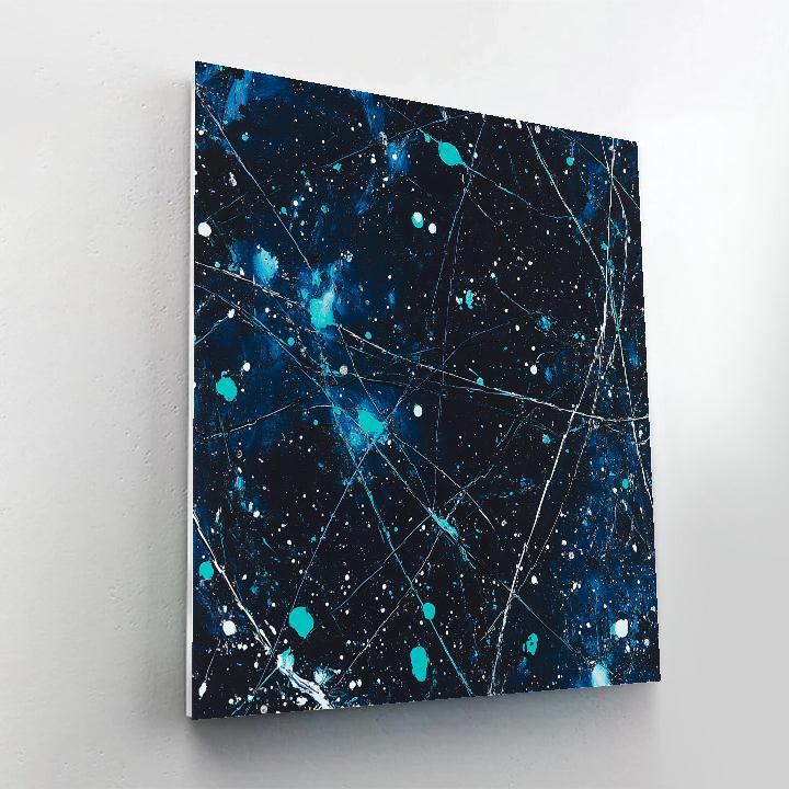 Jackson Pollock Inspired Aurora Storm Lattice Painting by numbers kit