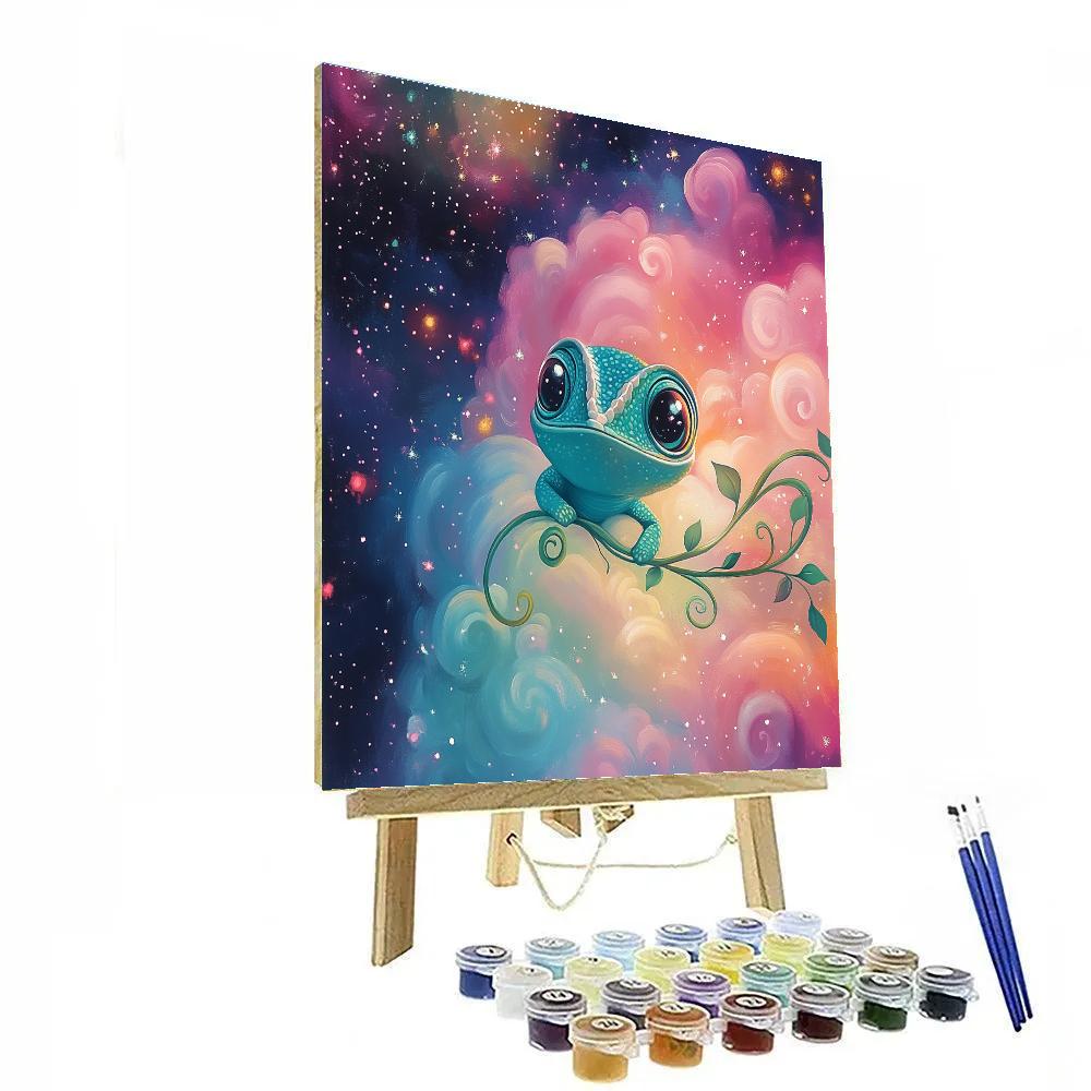 Pascal Rainbow Nebula Hide And Seek DIY paint by numbers