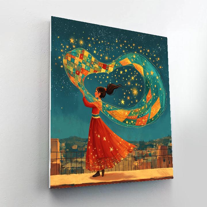 Mirabel Madrigal Constellation Quilt Sky Painting by numbers kit