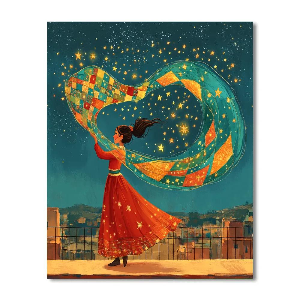 Mirabel Madrigal Constellation Quilt Sky Painting by numbers kit