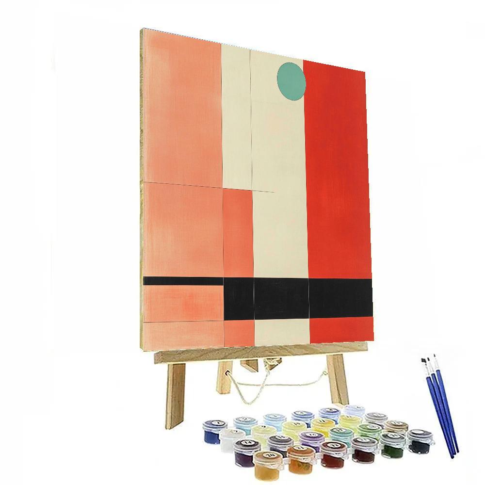Kazimir Malevich Inspired Cosmic Microwave Resonance Grid DIY paint by numbers