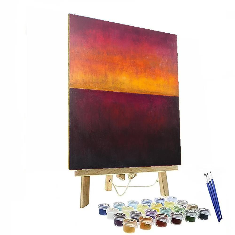 Mark Rothko Inspired Ember Dusk Equilibrium Number painting