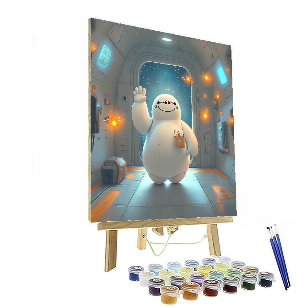 Baymax Starship Hospital Helper Numbered painting kits