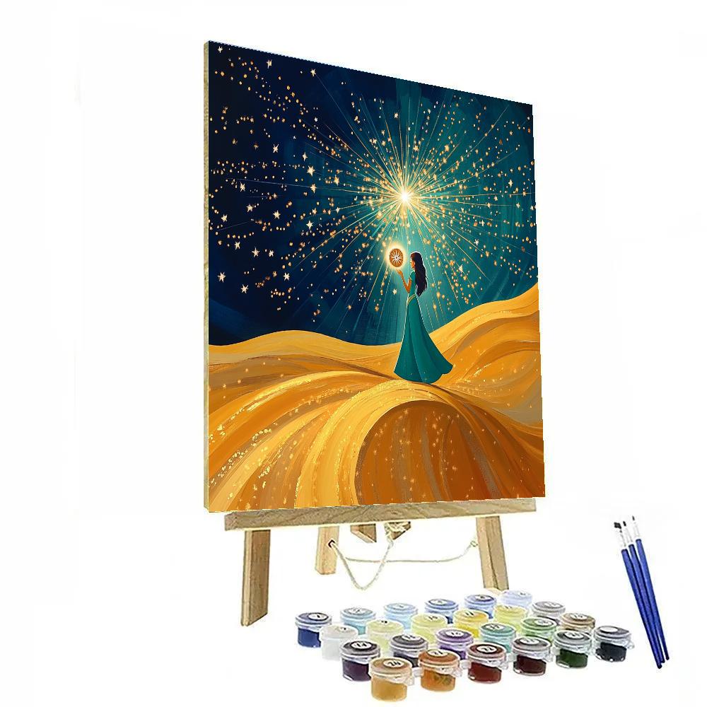 Jasmine Desert Star Compass Numbered painting kits