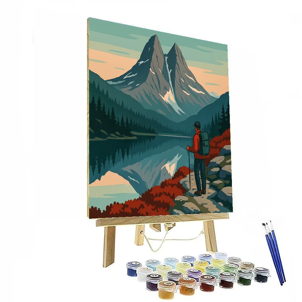 Hushed Equinox Mountain Mirror paint by color