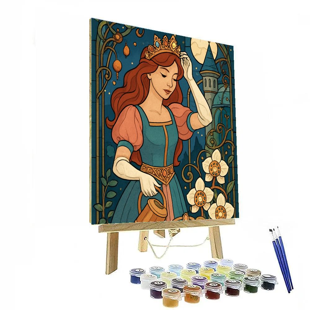 Clockwork Conservatory Princess Paint by numbers art
